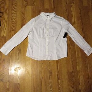 NWT! Attention Long Sleeve Button Down Top